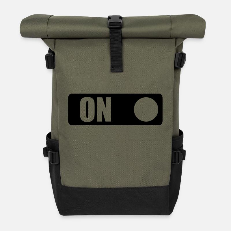 ON - Rolltop Rucksack - Olive/Schwarz