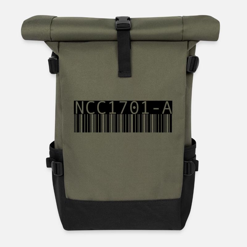 tshirt NCC1701-A - Sac à dos roll top - olive/noir