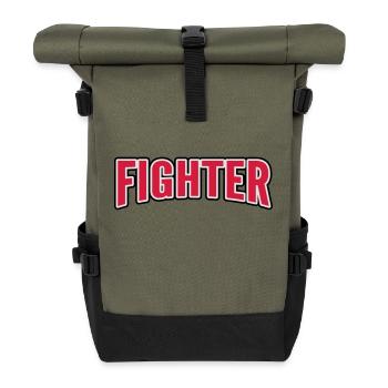 Combattant - Sac à dos roll top - olive/noir - Devant