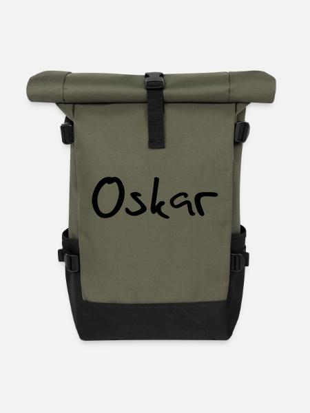 oskar - Rolltop Rucksack - Olive/Schwarz