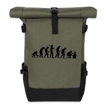 Evolution - Sac à dos roll top - olive/noir - Devant