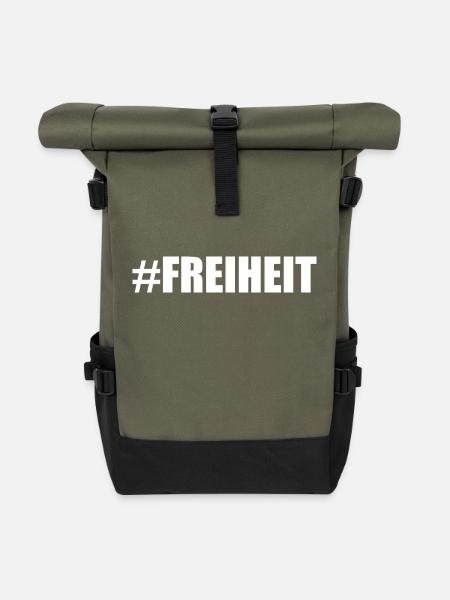 Freiheit - Rolltop Rucksack - Olive/Schwarz
