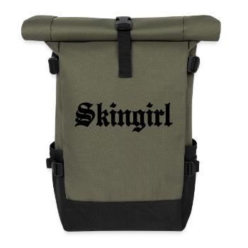 Working Class Skingirl Oi! Antiracist Bootgirl My - Sac à dos roll top - olive/noir - Devant