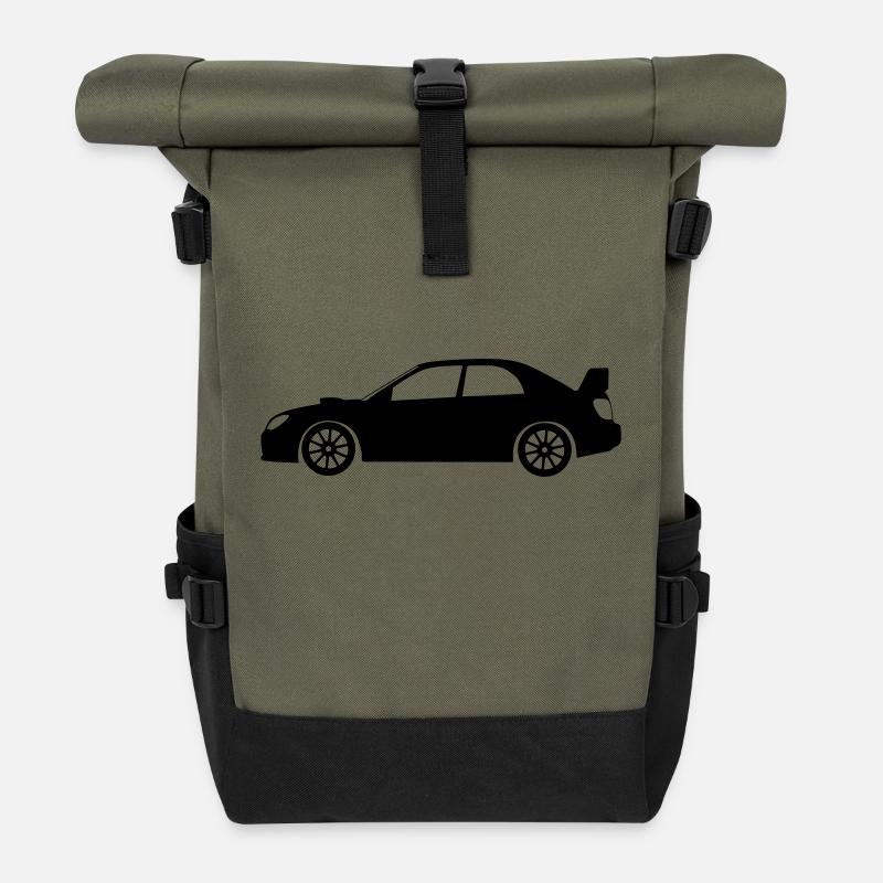 Impreza 2005-2007 - Rolltop Rucksack - Olive/Schwarz