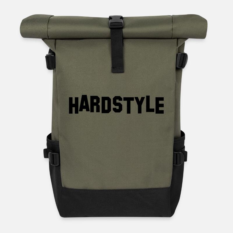 hardstyle - Rolltop Rucksack - Olive/Schwarz