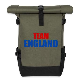 angleterre - Sac à dos roll top - olive/noir - Devant