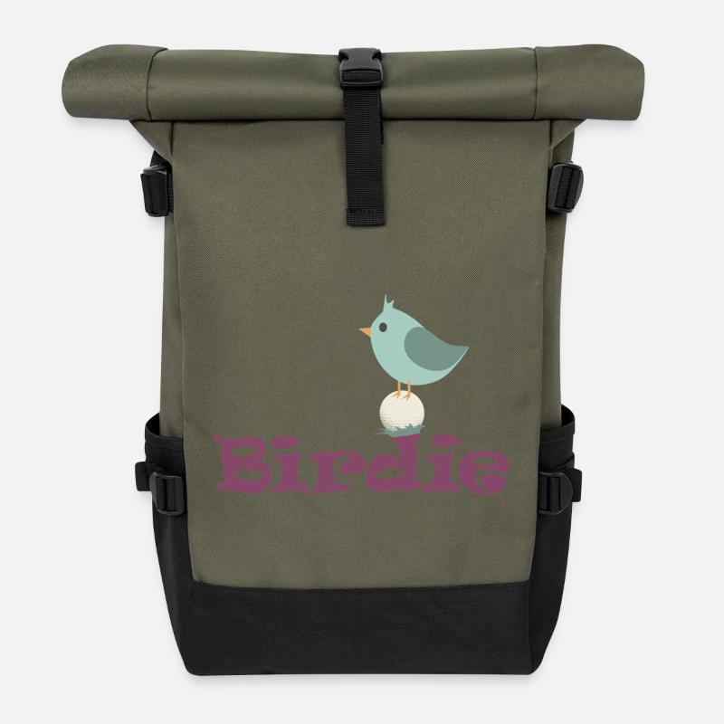 Golf-Birdie - Rolltop Rucksack - Olive/Schwarz