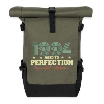 1994 - Roll Top Backpack - olive/black - Front