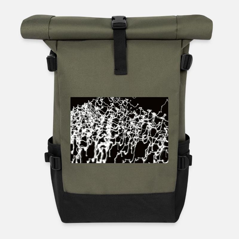 Lichtspiele 7 - Sac à dos roll top - olive/noir