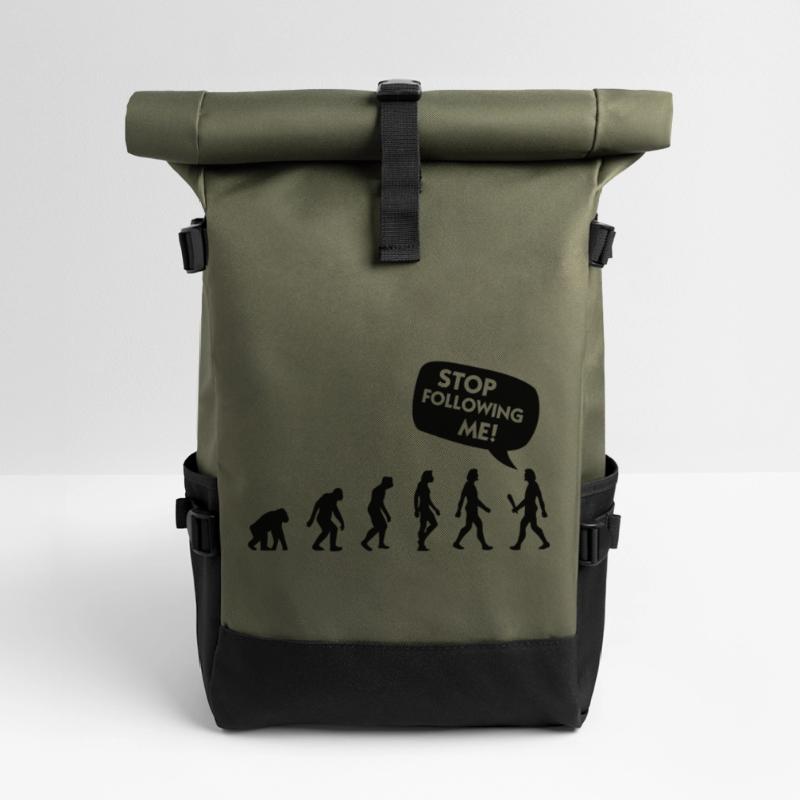 Die Evolution eines Stalkers Rolltop Rucksack