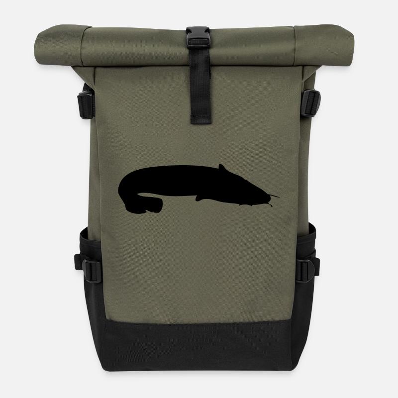 Silure - Sac à dos roll top - olive/noir