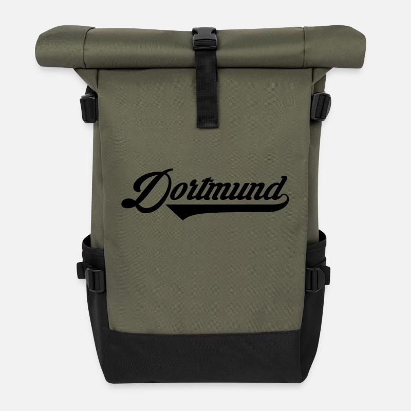 Dortmund Swash - Rolltop Rucksack - Olive/Schwarz