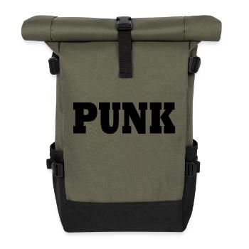 Punk - Rolltop Rucksack - Olive/Schwarz - Vorne