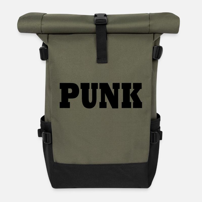 Punk - Rolltop Rucksack - Olive/Schwarz