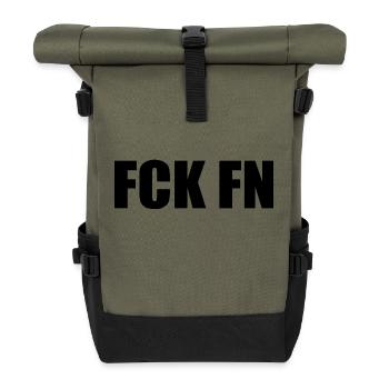 Fck fn - Sac à dos roll top - olive/noir - Devant
