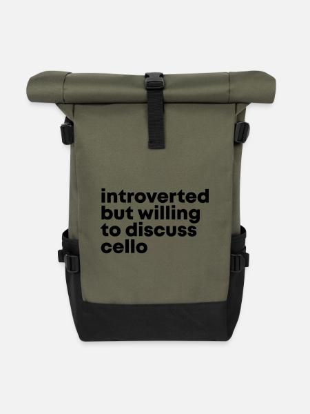 Cello Cello Cello - Rolltop Rucksack - Olive/Schwarz