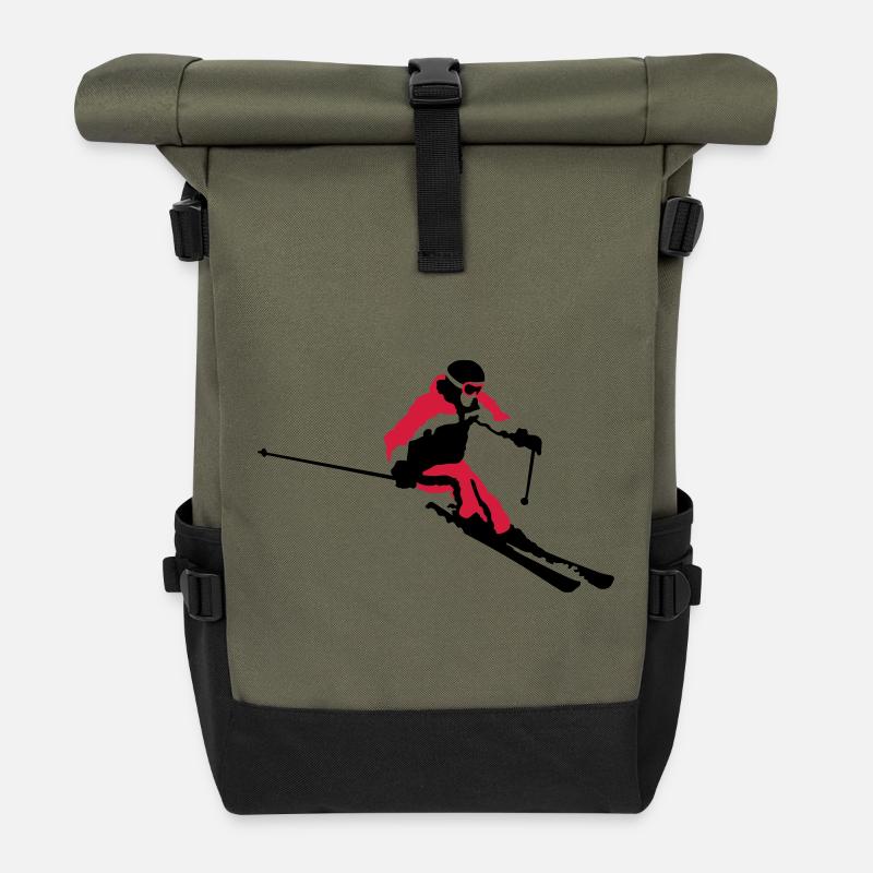 Abfahrt - Rolltop Rucksack - Olive/Schwarz