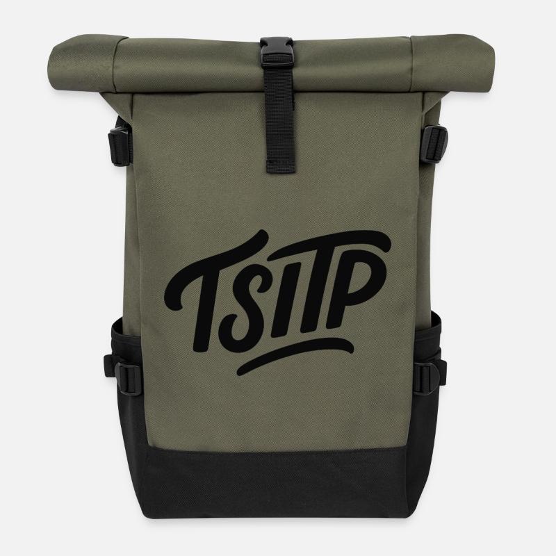TSITP - Rolltop Rucksack - Olive/Schwarz