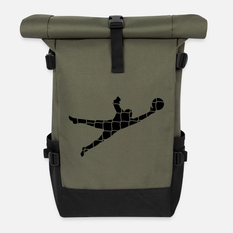 Torhüter - Rolltop Rucksack - Olive/Schwarz