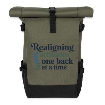 Chiropractor Spines Are My Specialty Professional  - Roll Top Backpack - olive/black - Front