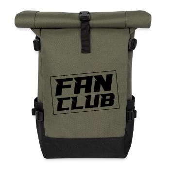 Fan Club - Roll Top Backpack - olive/black - Front