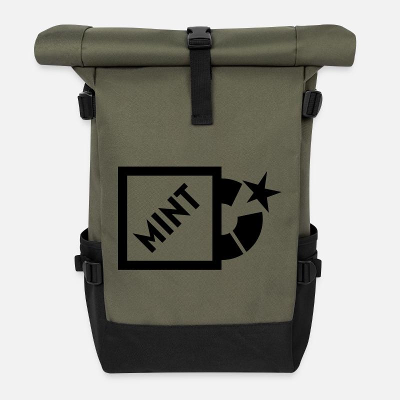 Mint - Rolltop Rucksack - Olive/Schwarz