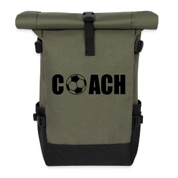 Coach - Rolltop Rucksack - Olive/Schwarz - Vorne