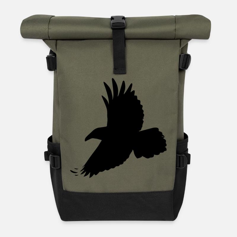 Rabe - Rolltop Rucksack - Olive/Schwarz