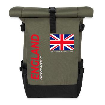 Newcastle - Roll Top Backpack - olive/black - Front