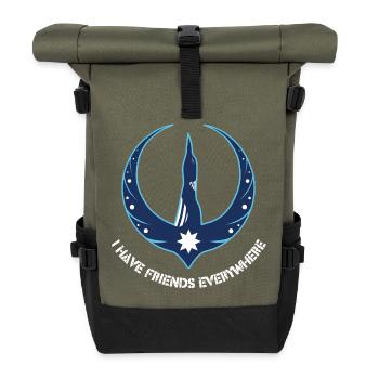 Minnesota Rebellion Loon - Roll Top Backpack - olive/black - Front