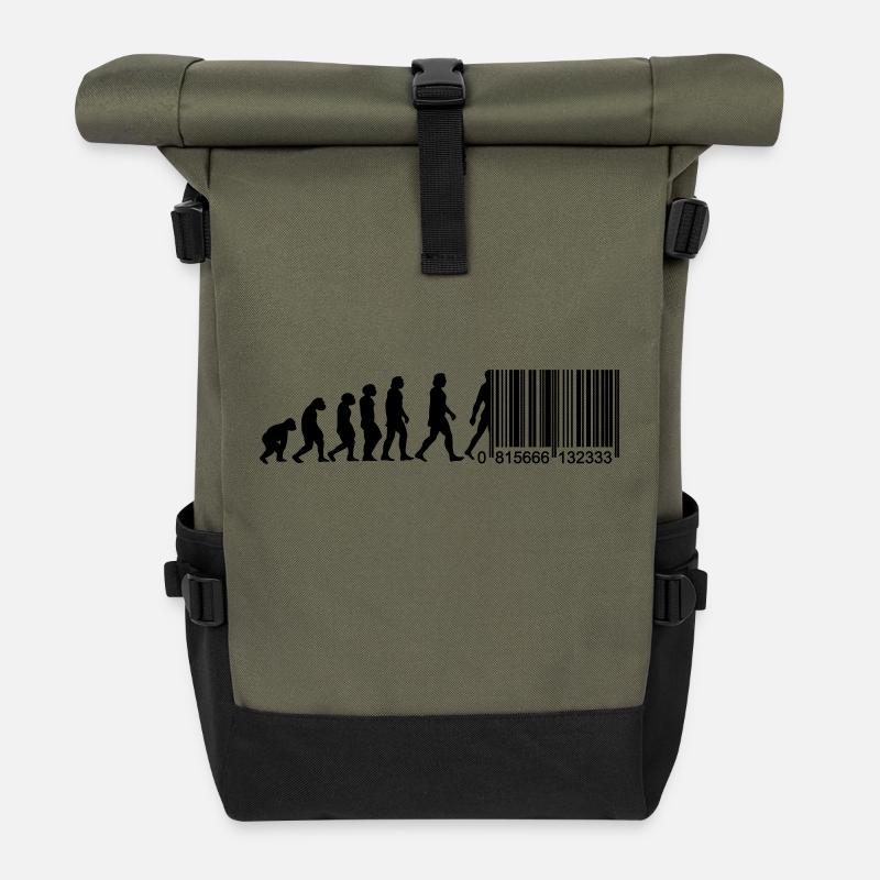 Barcode Evolution - Rolltop Rucksack - Olive/Schwarz