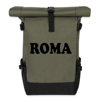 Rom roma - Rolltop Rucksack - Olive/Schwarz - Vorne