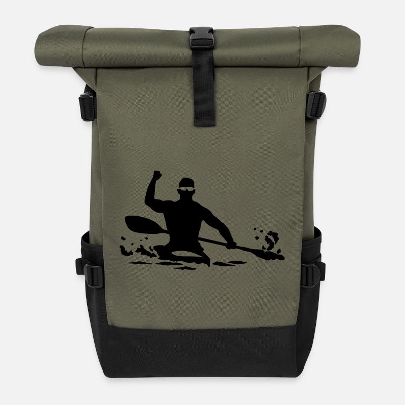 Kayak - Rolltop Rucksack - Olive/Schwarz