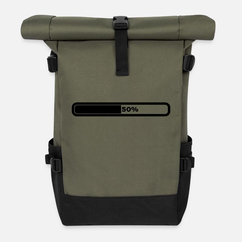 50 % Loaded - Rolltop Rucksack - Olive/Schwarz
