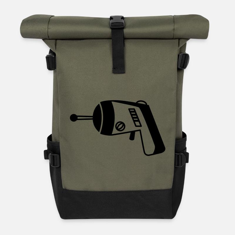 Phaser - Laserpistole - Zaino Rolltop - oliva/nero