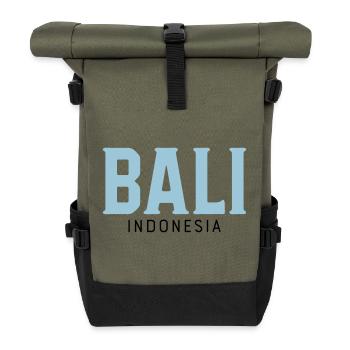 Bali - Rolltop Rucksack - Olive/Schwarz - Vorne