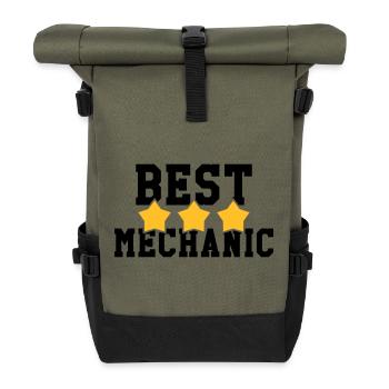Best Mechanic - Rolltop Rucksack - Olive/Schwarz - Vorne