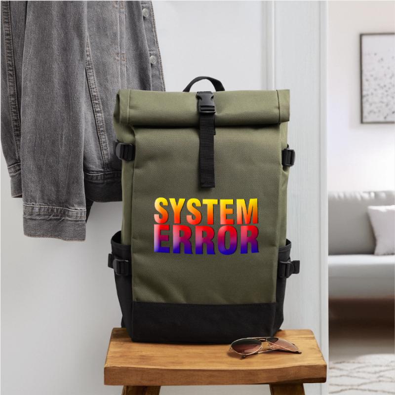 System Error Gradient Roll Top Backpack
