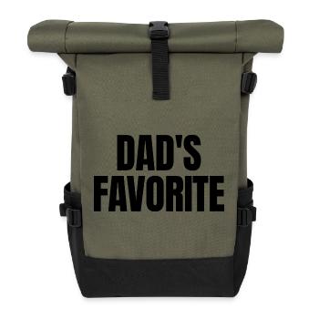 Favorite Daddy's Favorite I'm Daddy's Favorite - Roll Top Backpack - olive/black - Front