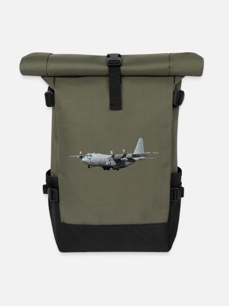 Hercules C-130 - Rolltop Rucksack - Olive/Schwarz