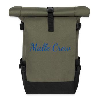 Équipage Malle - Sac à dos roll top - olive/noir - Devant