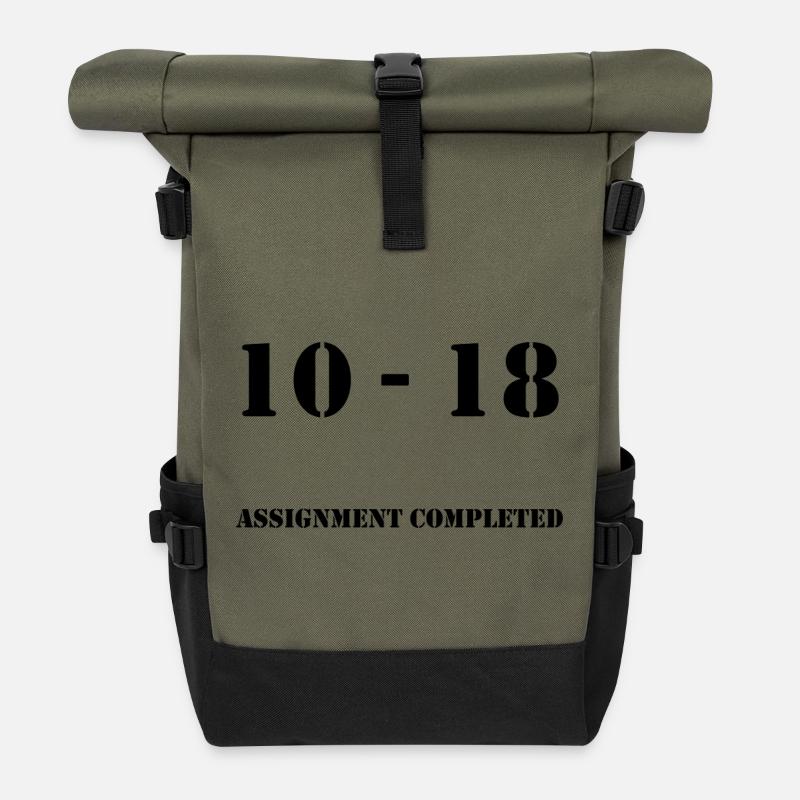 10-18_MP_Assignment_completed - Rolltop Rucksack - Olive/Schwarz