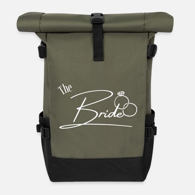 The Bride - Rolltop Rucksack - Olive/Schwarz
