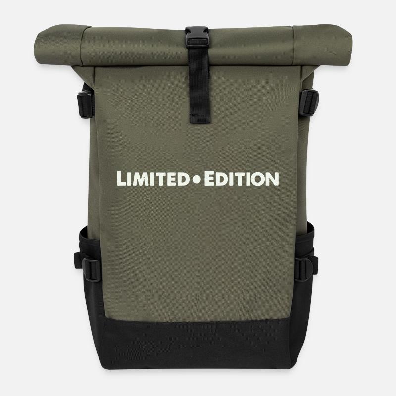 limited edition - Rolltop Rucksack - Olive/Schwarz