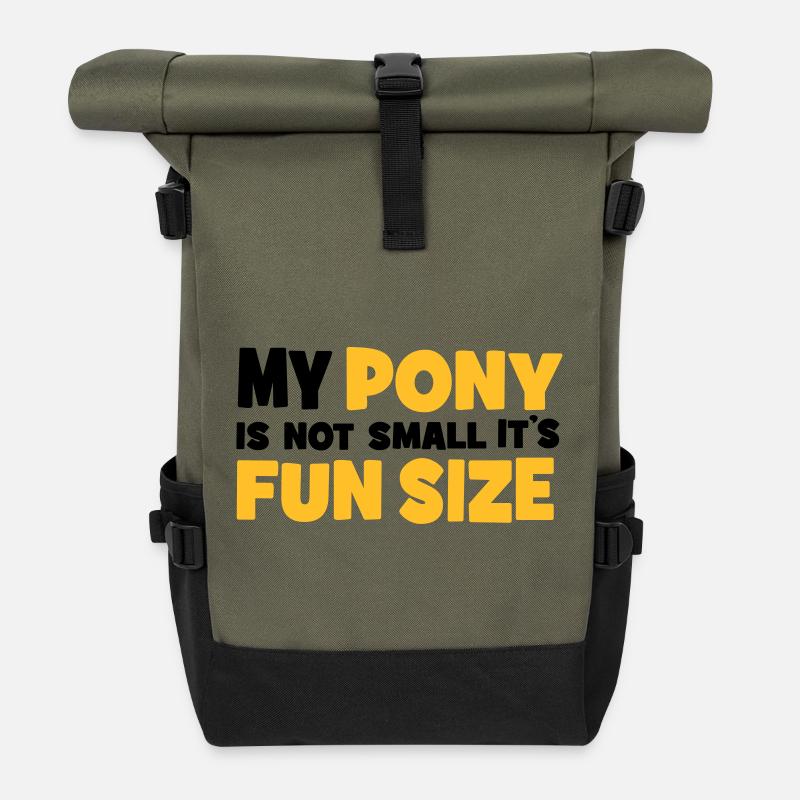 Pony - Sac à dos roll top - olive/noir