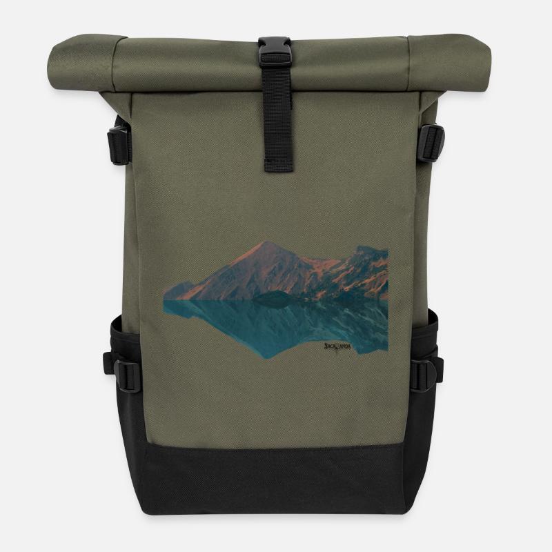 Jacaranda Bergspiegel - Rolltop Rucksack - Olive/Schwarz
