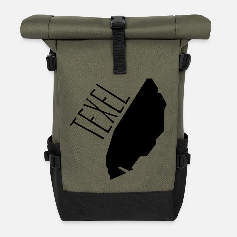 Texel - Rolltop Rucksack - Olive/Schwarz