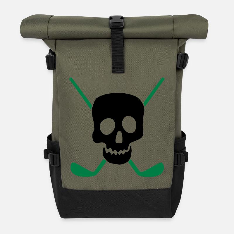 6061912 118966783 Golf - Rolltop Rucksack - Olive/Schwarz