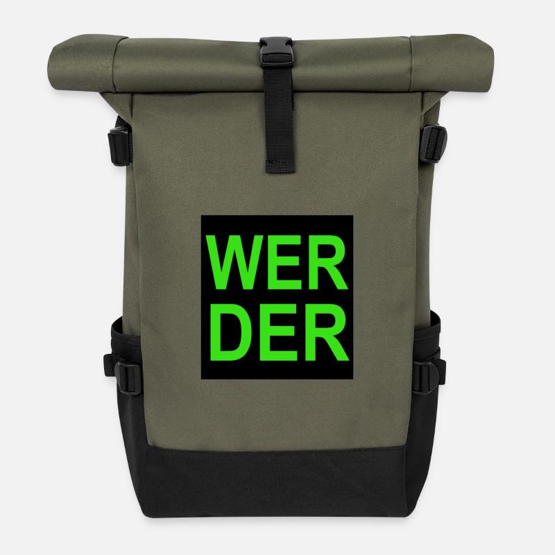 Werder - Rolltop Rucksack - Olive/Schwarz