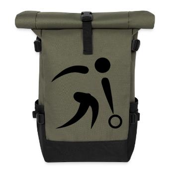 Bowling - Rolltop Rucksack - Olive/Schwarz - Vorne